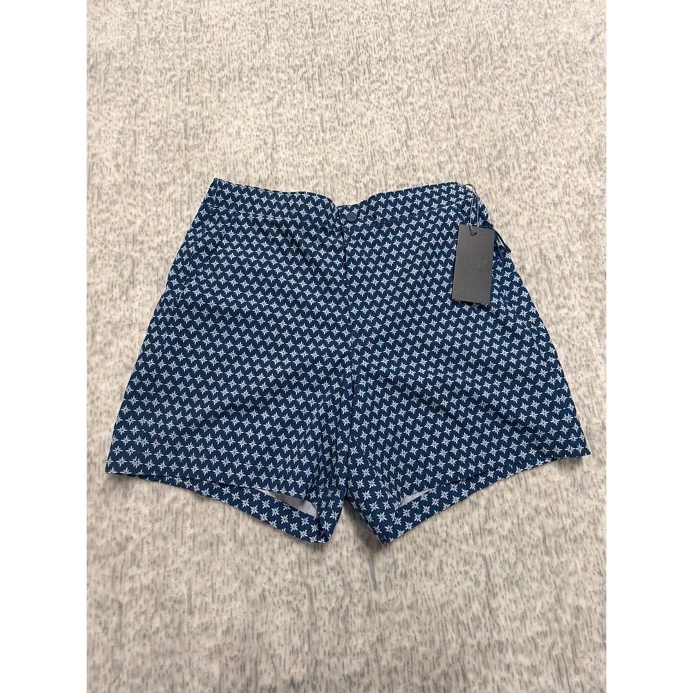 VRST Mens Resort Short 6"  Print Blue Floral Relaxed‎ Fit NWT Size M